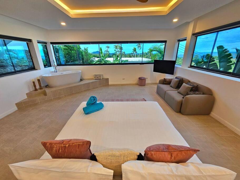 Luxury - Chaweng Noi Seaview - 7 Bedroom - Gym Et Cinema Pousada *
